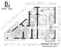 六號(hào)公館簡(jiǎn)約客廳裝修圖片